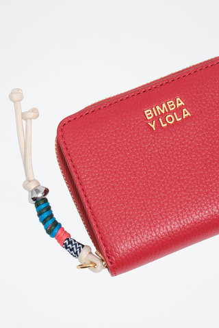 Leren Portefeuille - Rood 