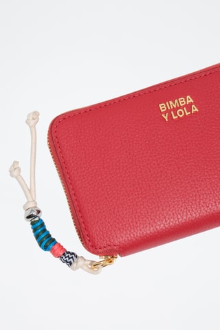 Leren Portefeuille - Rood