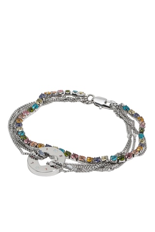 Armband met Meerdere Rijen - Zilverkleurig 