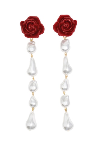 Oorbellen - Rood