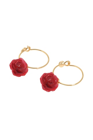 Oorbellen - Rood