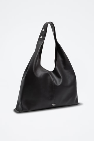 Leren Shopper - Donkerbruin