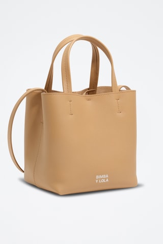 Leren Handtas - Beige