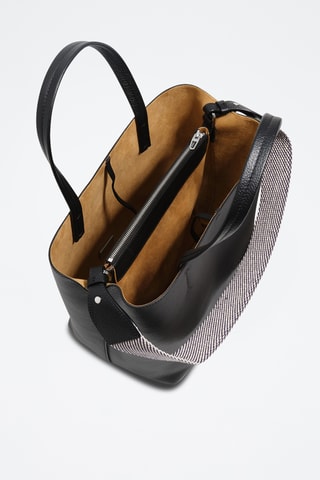 Leren Trendy Handtas - Zwart