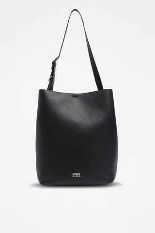 Leren Trendy Handtas - Zwart