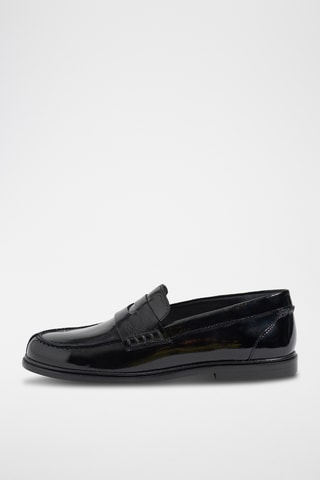 Lakleren Mocassins - Zwart