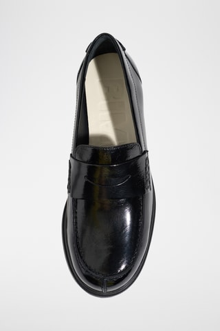 Lakleren Mocassins - Zwart