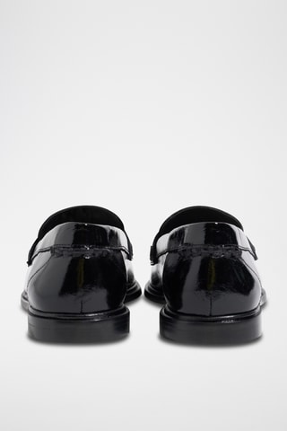 Lakleren Mocassins - Zwart