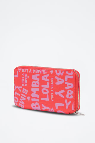 Portefeuille - Rood en Roze