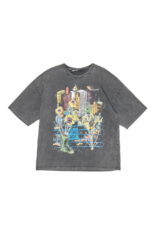 Oversized T-shirt - Zwart