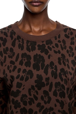 Oversized Biologisch Katoenen T-shirt - Donkerbruin
