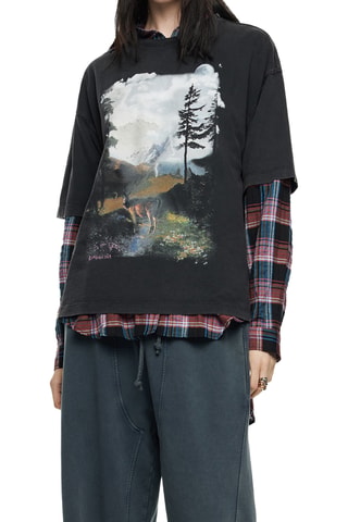 Oversized T-shirt - Zwart