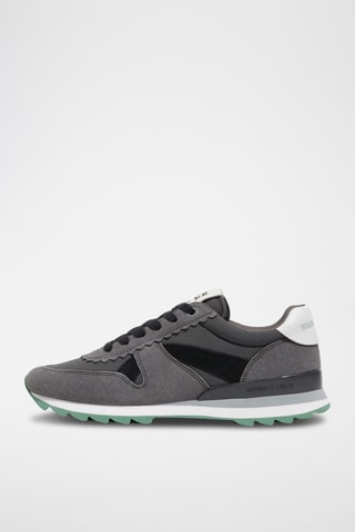 Splitleren Sneakers - Antraciet