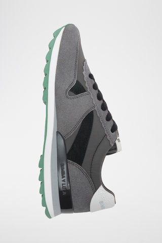 Splitleren Sneakers - Antraciet