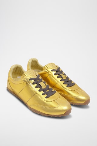 Splitleren Sneakers - Goudkleurig
