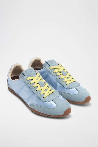 Leren Sneakers - Lichtblauw
