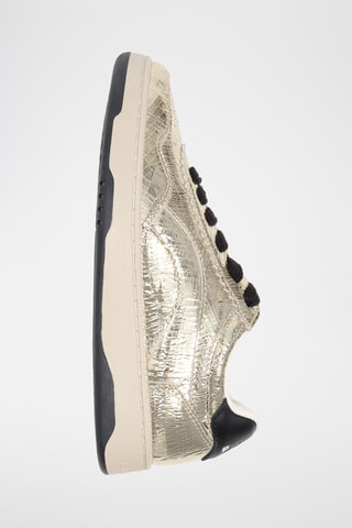 Leren Sneakers - Goudkleurig