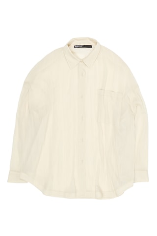 Oversized Overhemd - Beige