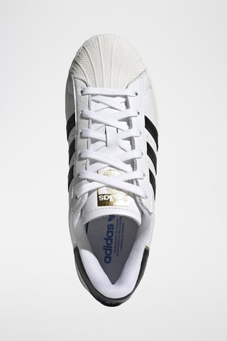 Baskets plateformes en cuir Superstar - Blanc