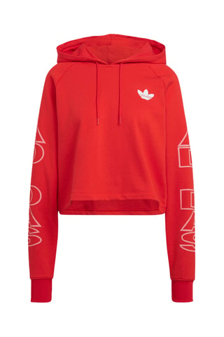 Sweat à capuche Trefoil Moments - Rouge