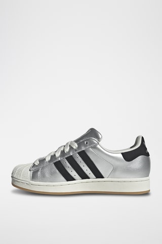 Baskets en cuir Superstar - Argenté