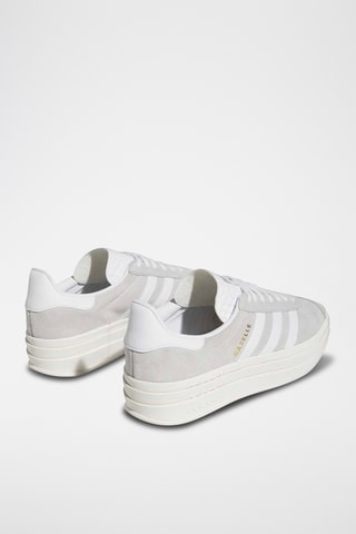 Baskets plateformes en nubuck Gazelle - Gris clair