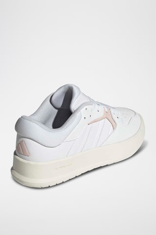 Chaussures de tennis en cuir Courtblock - Blanc