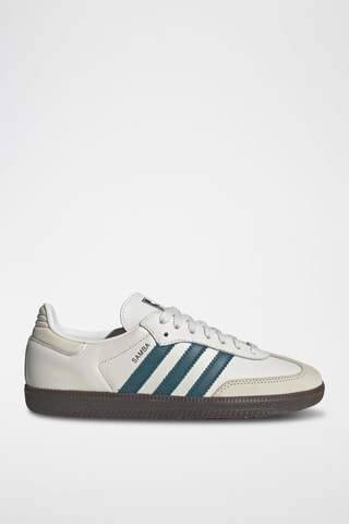Baskets en cuir Samba - Blanc