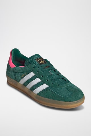 Baskets en cuir Gazelle - Vert foncé