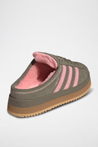 Baskets fourrées plateformes en nubuck Campus - Vert
