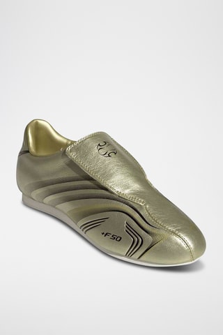 Chaussures de taekwondo en cuir F50 - Doré