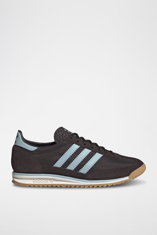 Chaussures de running en nubuck SL72 - Marron foncé