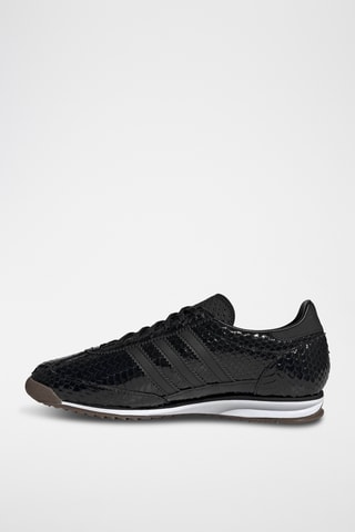 Chaussures de running en cuir verni SL72 - Noir