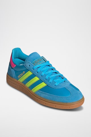 Baskets en satin et nubuck Handball Spezial - Turquoise