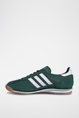 Chaussures de running en cuir Sl72 - Vert foncé