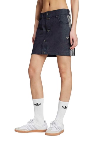 Jupe droite en jean Premium Originals - Bleu marine