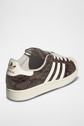 Baskets en cuir Superstar - Marron et écru