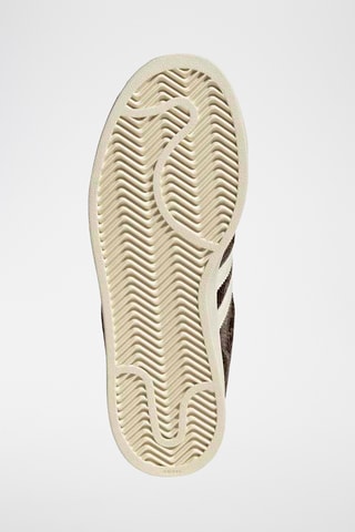 Baskets en cuir Superstar - Marron et écru