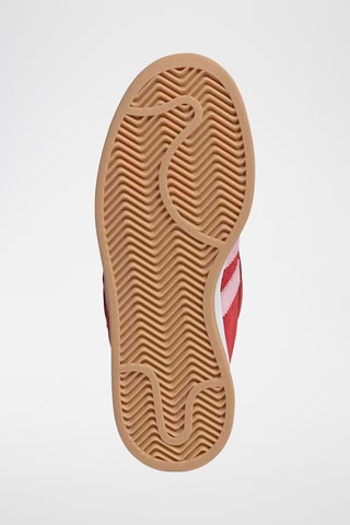 Baskets en nubuck Campus - Rouge