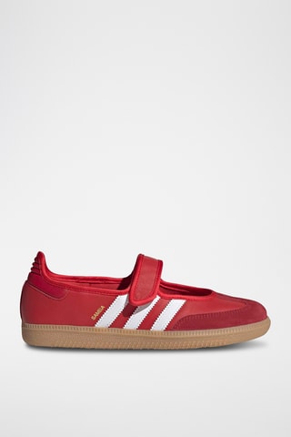 Babies en cuir Samba - Rouge