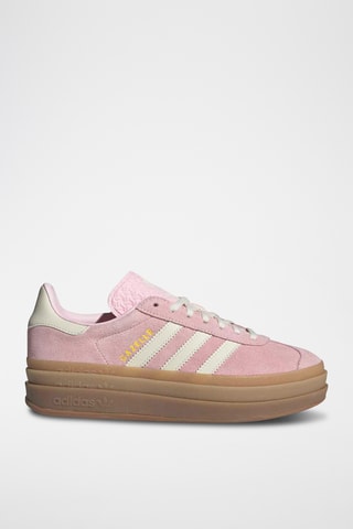 Baskets plateformes en nubuck Gazelle - Rose