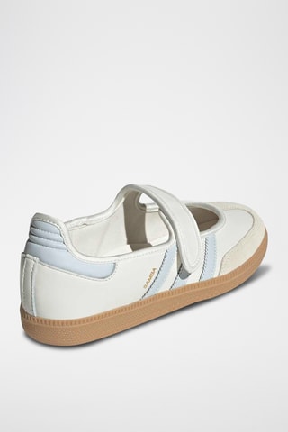 Babies en cuir Samba - Blanc