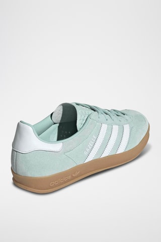 Baskets en nubuck Gazelle - Vert d’eau
