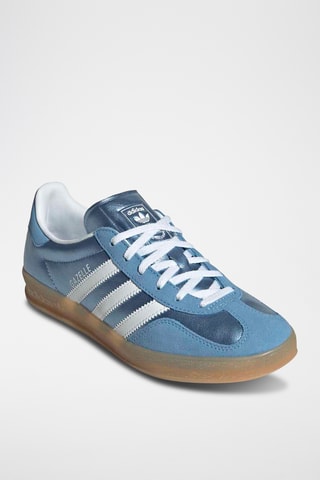 Baskets en cuir Gazelle - Bleu cobalt