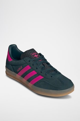 Baskets en cuir Gazelle - Vert foncé