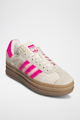 Baskets plateformes en nubuck Gazelle - Blanc