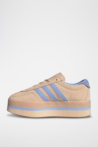 Baskets plateformes en cuir Gazelle - Rose