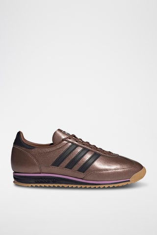 Baskets en cuir SL72 - Marron
