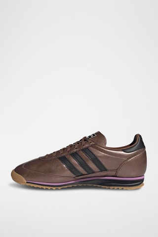 Baskets en cuir SL72 - Marron