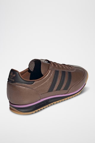 Baskets en cuir SL72 - Marron
